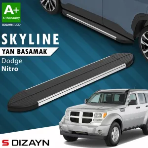 Dodge Nitro 2006-2012 (KA) uyumlu Skyline Krom Yan Basamak 153 Cm 2007-2012 A+ Kalite modelleri Oto Aksesuar Shop'de. Kaliteli malzeme, hızlı kargo ve güvenli