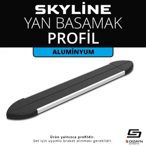 s-dizayn uyumlu Skyline Aluminyum Yan Basamak Profil 173 Cm modelleri Oto Aksesuar Shop'de. Kaliteli malzeme, hızlı kargo ve güvenli alışverişle hemen