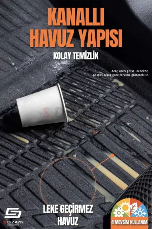 S-Dizayn BYD Tang 3D Pro Havuzlu Paspas 2025 Üzeri A+ Kalite thumb 4