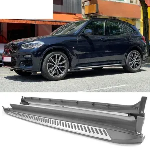 BMW X3 2017-2024 (G01) uyumlu G01 2018 Sonrası Yan Basamak Style Parça modelleri Oto Aksesuar Shop'de. Kaliteli malzeme, hızlı kargo ve güvenli alışverişle