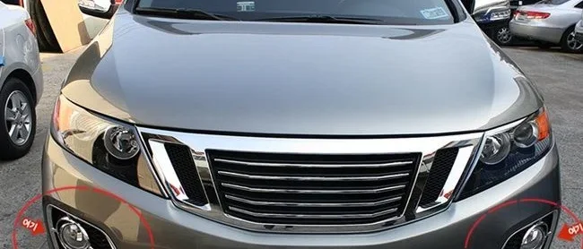 Kia Sorento 2010 Sonrası Ön Panjur Izgara Krom