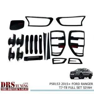 Puando uyumlu Ford Ranger 2015 Sonrası T7-T8 Siyah Kaplama Set modelleri Oto Aksesuar Shop'de. Kaliteli malzeme, hızlı kargo ve güvenli alışverişle hemen