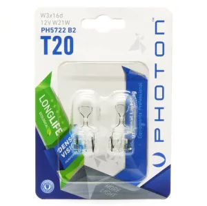 Photon uyumlu T20 Ampul W21W PH5722 B2 modelleri Oto Aksesuar Shop'de. Kaliteli malzeme, hızlı kargo ve güvenli alışverişle hemen inceleyin.