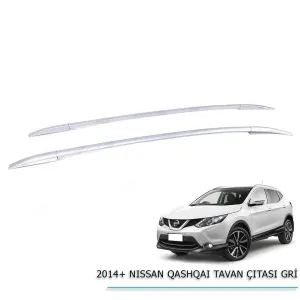 Nissan Qashqai 2013-2021 (J11) uyumlu 2014-2018 Tavan Çıtası Gri modelleri Oto Aksesuar Shop'de. Kaliteli malzeme, hızlı kargo ve güvenli alışverişle hemen