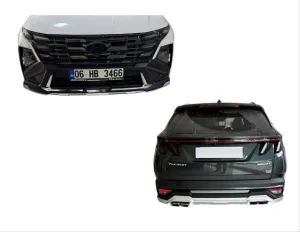 Hyundai Tuscon 2024+ Ön Arka Koruma Difüzör - Görsel 3