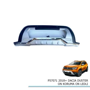 Dacia Duster 2017-2024 (HM) uyumlu 2018-2020 Ledli Ön Tampon Koruma modelleri Oto Aksesuar Shop'de. Kaliteli malzeme, hızlı kargo ve güvenli alışverişle hemen