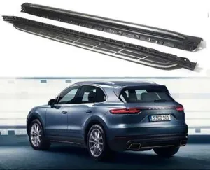 Porsche Cayenne 2017-Günümüz (9YA) uyumlu 2018 Sonrası Oem Siyah Yan Basamak modelleri Oto Aksesuar Shop'de. Kaliteli malzeme, hızlı kargo ve güvenli