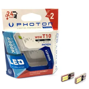 Photon uyumlu T10 W5W 24V Beyaz Led PH7024 modelleri Oto Aksesuar Shop'de. Kaliteli malzeme, hızlı kargo ve güvenli alışverişle hemen inceleyin.