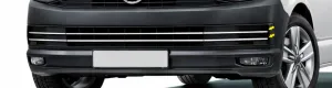 Volkswagen Uyumlu T6 Transporter 2015- Ön Tampon Çıtası 6 Parça Paslanmaz Çelik thumb 2