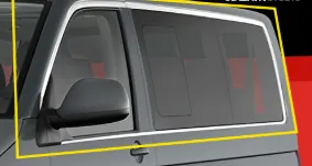 UNC uyumlu Volkswagen T5 Transporter 2003-2022 Kısa Şase Cam Çerçevesi Paslanmaz Çelik modelleri Oto Aksesuar Shop'de. Kaliteli malzeme, hızlı kargo ve güvenli