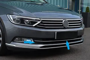 Volkswagen Passat 2014-2023 (B8) uyumlu B8 2019- Sis Farı Orta Çitası Paslanmaz Çelik modelleri Oto Aksesuar Shop'de. Kaliteli malzeme, hızlı kargo ve güvenli