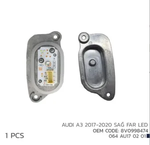 Audi A3 2012-2020 (8V) uyumlu 2017-2020 SAĞ FAR LED MODÜL 8V0998474 modelleri Oto Aksesuar Shop'de. Kaliteli malzeme, hızlı kargo ve güvenli alışverişle hemen