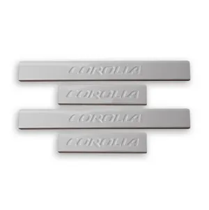 Toyota Corolla 2013-2018 (E170) uyumlu 2014-2019 Kapı Eşiği Paslanmaz Çelik modelleri Oto Aksesuar Shop'de. Kaliteli malzeme, hızlı kargo ve güvenli