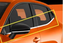 Renault Clio 2019-2023 (BJA) uyumlu 5 2019- Cam Çıtası Paslanmaz Çelik 4 Parça modelleri Oto Aksesuar Shop'de. Kaliteli malzeme, hızlı kargo ve güvenli