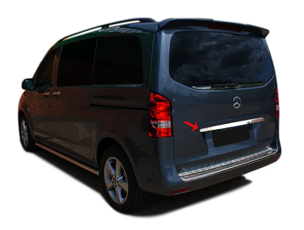 Mercedes Uyumlu Vito 2014 Sonrası Bagaj Çıtası Paslanmaz Çelik