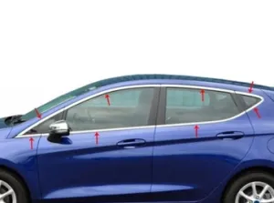 Ford Uyumlu Fiesta Mk7 2019+ 16 Parça Cam Çerçevesi thumb 2