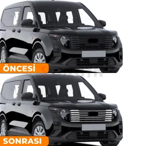 Ford Uyumlu Courier 2024+ Ön Panjur thumb 4