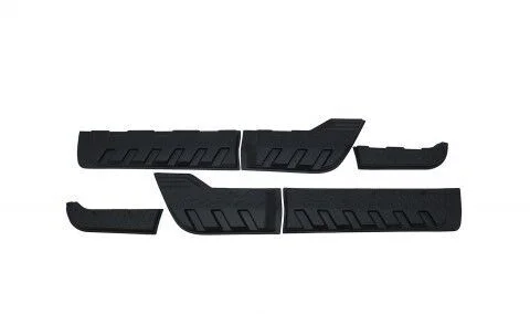 MITSUBISHI L200 2019 Set 6 Parça Kapı Kaplama 9203 Siyah Mat Asa Kum Desen Standart