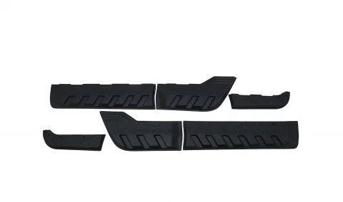 MITSUBISHI L200 2019 Set 6 Parça Kapı Kaplama Siyah Mat Asa Kum Desen Standart