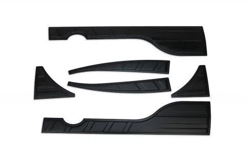 ISUZU D-MAX 2021 Set 6 Parça Kapı Kaplama 9203 Siyah Mat Asa Kum Desen Yarasa