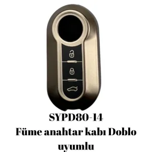 oto uzay uyumlu Füme anahtar kabı Doblo / SYPD80-14 modelleri Oto Aksesuar Shop'de. Kaliteli malzeme, hızlı kargo ve güvenli alışverişle hemen inceleyin.