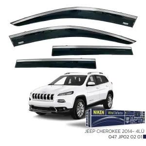 Niken Cam Rüzgarlığı uyumlu Jeep Cherokee 2014 Sonrası - Kromlu Cam Rüzgarlığı 4Lü Parça modelleri Oto Aksesuar Shop'de. Kaliteli malzeme, hızlı kargo ve