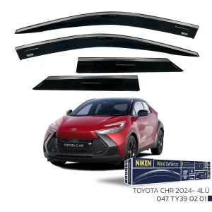 Niken Cam Rüzgarlığı uyumlu Toyora C-hr 2024 Sonrası - Kromlu Cam Rüzgarlığı 4Lü Parça modelleri Oto Aksesuar Shop'de. Kaliteli malzeme, hızlı kargo ve güvenli
