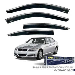 BMW 3 Serisi 2004-2013 (E90) uyumlu E90/E91 2004-2011 - Kromlu Cam Rüzgarlığı 4Lü Parça modelleri Oto Aksesuar Shop'de. Kaliteli malzeme, hızlı kargo ve