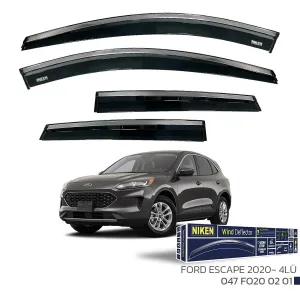 Niken Cam Rüzgarlığı uyumlu Ford Escape 2020 Sonrası - Kromlu Cam Rüzgarlığı 4Lü Parça modelleri Oto Aksesuar Shop'de. Kaliteli malzeme, hızlı kargo ve güvenli
