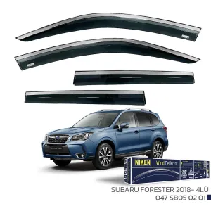 Niken Cam Rüzgarlığı uyumlu Subaru Forester 2018 Sonrası - Kromlu Cam Rüzgarlığı 4Lü Parça modelleri Oto Aksesuar Shop'de. Kaliteli malzeme, hızlı kargo ve