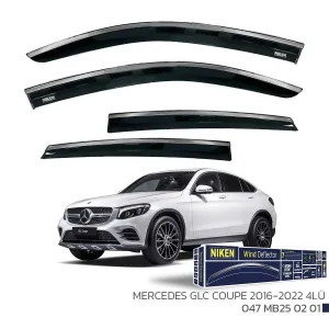 Niken Cam Rüzgarlığı uyumlu Mercedes GLC Coupe 2016-2022 - Kromlu Cam Rüzgarlığı 4Lü Parça modelleri Oto Aksesuar Shop'de. Kaliteli malzeme, hızlı kargo ve