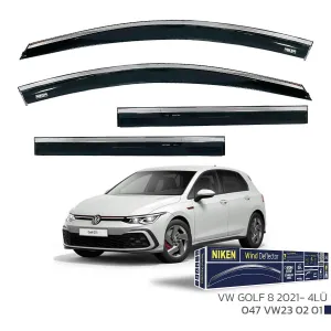 Niken Cam Rüzgarlığı uyumlu VW Golf 8 2021 Sonrası - Kromlu Cam Rüzgarlığı 4Lü Parça modelleri Oto Aksesuar Shop'de. Kaliteli malzeme, hızlı kargo ve güvenli