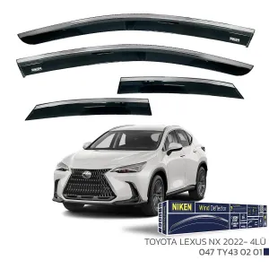 Lexus NX 2021-Günümüz (AZ20) uyumlu Toyota 2022 Sonrası - Kromlu Cam Rüzgarlığı 4Lü Parça modelleri Oto Aksesuar Shop'de. Kaliteli malzeme, hızlı kargo ve