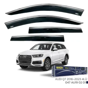 Audi Q7 2015-Günümüz (4M) uyumlu 2016-2023 - Kromlu Cam Rüzgarlığı 4Lü Parça modelleri Oto Aksesuar Shop'de. Kaliteli malzeme, hızlı kargo ve güvenli