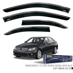 Niken Cam Rüzgarlığı uyumlu Mercedes C Class W204 2008-2014 - Kromlu Cam Rüzgarlığı 4Lü Parça modelleri Oto Aksesuar Shop'de. Kaliteli malzeme, hızlı kargo ve