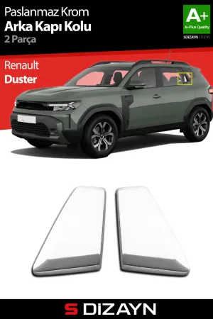 s-dizayn uyumlu Renault Duster Krom Arka Kapı Kolu 2 Prç. 2024 Üzeri A+ Kalite modelleri Oto Aksesuar Shop'de. Kaliteli malzeme, hızlı kargo ve güvenli