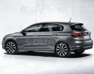 S-Dizayn Fiat Egea HB Krom Cam Çıtası 4 Prç. 2015 Üzeri (Mat Krom) A+ Kalite - Görsel 3