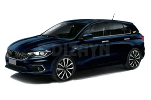 S-Dizayn Fiat Egea HB Krom Cam Çıtası 4 Prç. 2015 Üzeri (Mat Krom) A+ Kalite - Görsel 4