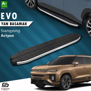 Ssangyong Actyon Evo Krom Yan Basamak 183 Cm 2025 (J120) Üzeri A+ Kalite