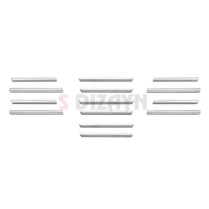 S-Dizayn Fiat Egea Krom Ön Tampon Alt Çıtası Diamond Model 14 Prç. 2020 Üzeri (Mat Krom) A+ Kalite - Görsel 2