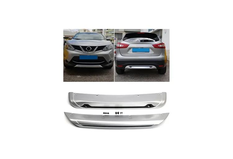 S-Dizayn Nissan Qashqai 2 Ön ve Arka Tampon Koruma Difüzör Seti 2016-2021 A+ Kalite