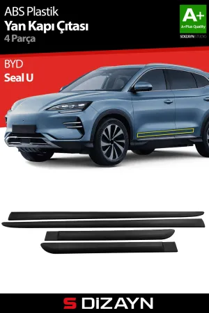 BYD Seal 2022-Günümüz (Seal) uyumlu U ABS Plastik Yan Kapı Koruma Çıtası 2022 Üzeri A+ Kalite modelleri Oto Aksesuar Shop'de. Kaliteli malzeme, hızlı kargo ve