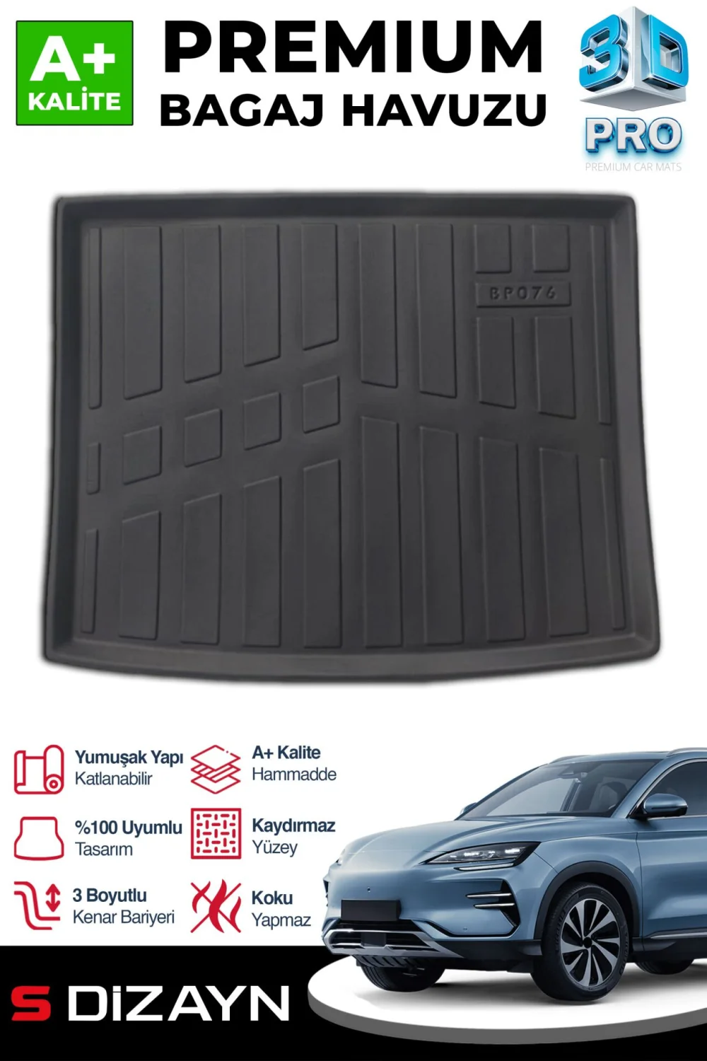 Drs Tuning BYD Seal U 3D Pro Bagaj Havuzu Alt Bagaj 2024 Üzeri A+ Kalite