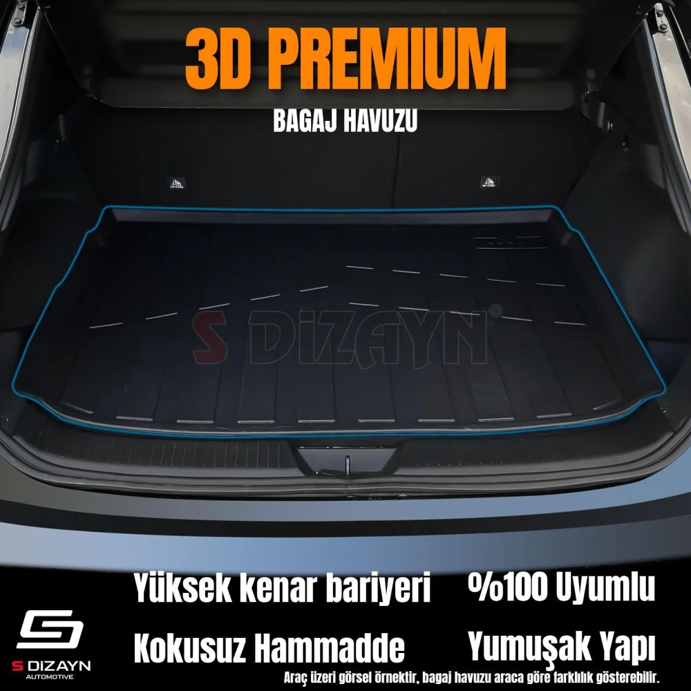 Drs Tuning Ford Puma 3D Pro Bagaj Havuzu 2019 Üzeri A+ Kalite