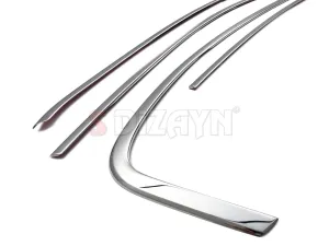 S-Dizayn Fiat Egea Cross Krom Cam Üst Çıtası 4 Prç. 2020 Üzeri (Mat Krom) A+ Kalite thumb 3