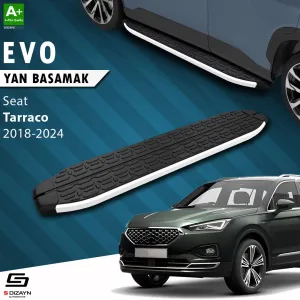 Seat Tarraco 2018-Günümüz (KN2) uyumlu Evo Aluminyum Yan Basamak 193 Cm 2018-2024 A+ Kalite modelleri Oto Aksesuar Shop'de. Kaliteli malzeme, hızlı kargo ve