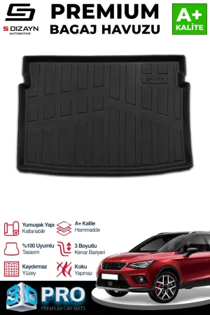 Seat Arona 2017-Günümüz (KJ7) uyumlu 3D Pro Bagaj Havuzu 2017 Üzeri A+ Kalite modelleri Oto Aksesuar Shop'de. Kaliteli malzeme, hızlı kargo ve güvenli