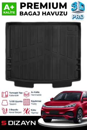 BYD Atto 3 2022-Günümüz (Atto 3) uyumlu 3D Pro Bagaj Havuzu 2024 Üzeri A+ Kalite modelleri Oto Aksesuar Shop'de. Kaliteli malzeme, hızlı kargo ve güvenli