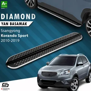 Ssangyong Korando Sport Diamond Krom Yan Basamak 203 Cm 2010-2019 A+ Kalite