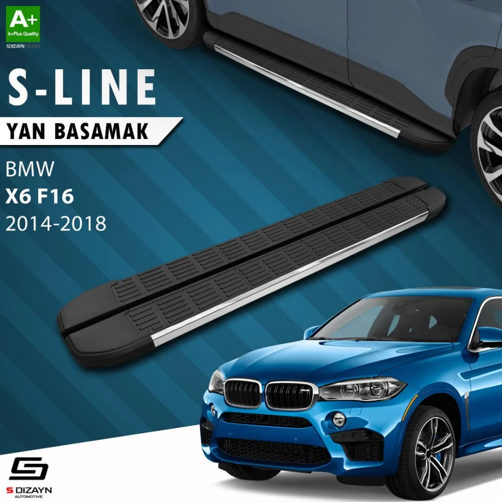 Bmw X6 F16 S-Line Krom Yan Basamak 193 Cm 2014-2018 A+ Kalite